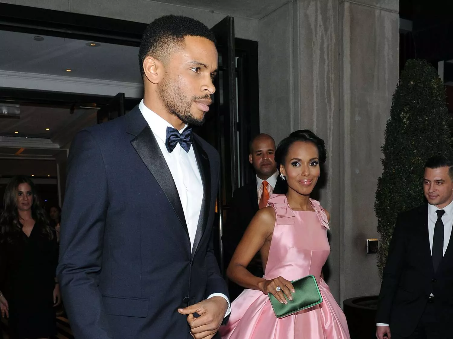 Nnamdi Asomugha and Kerry Washington