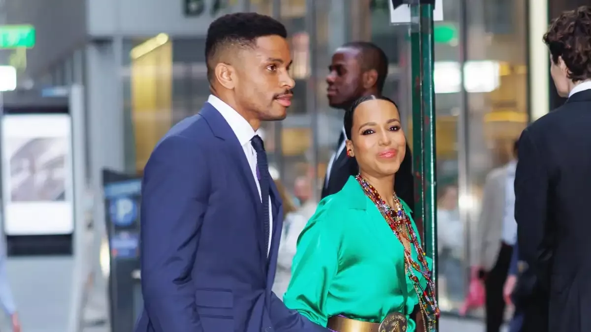 Nnamdi Asomugha and Kerry Washington