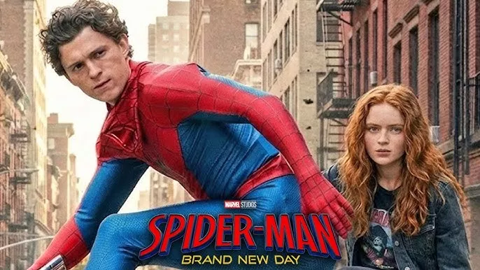 Spiderman and Sadie Sink