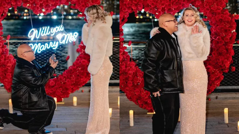 Veronia Leahov and Jacob Batalon