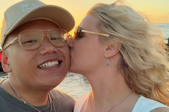 Veronica Leahov and Jacob Batalon
