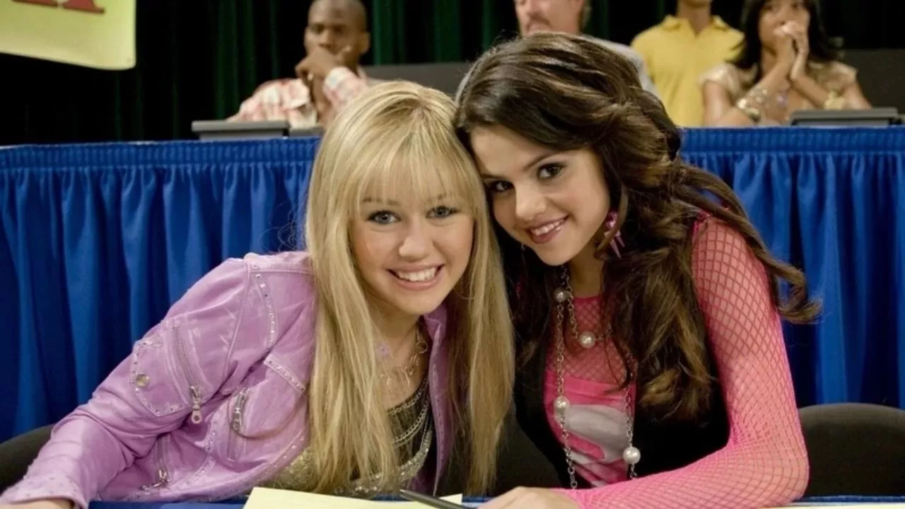 Miley Cyrus and Selena Gomez