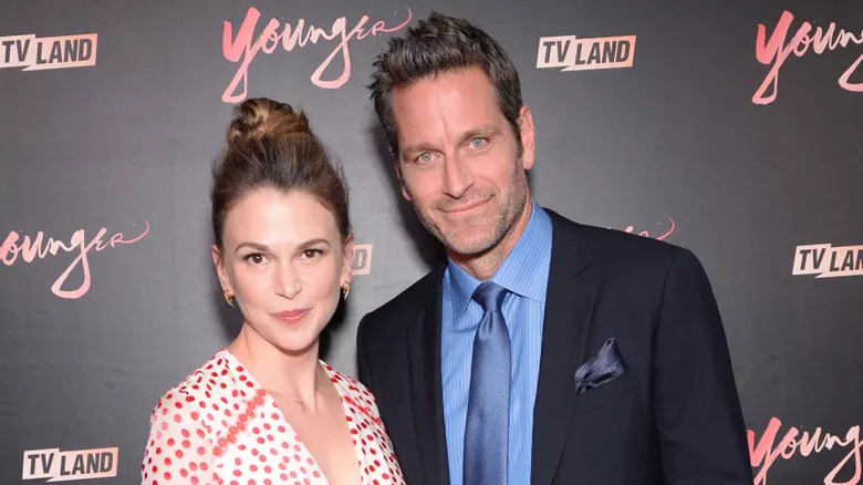 Peter Hermann and Sutton Foster