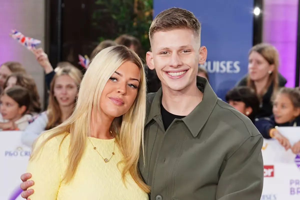 Freddy Brazier and Holly Swinburn