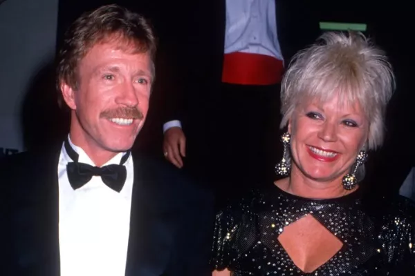 Chuck Norris and Dianne Holechek