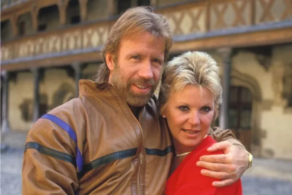 Chuck Norris and Dianne Holechek