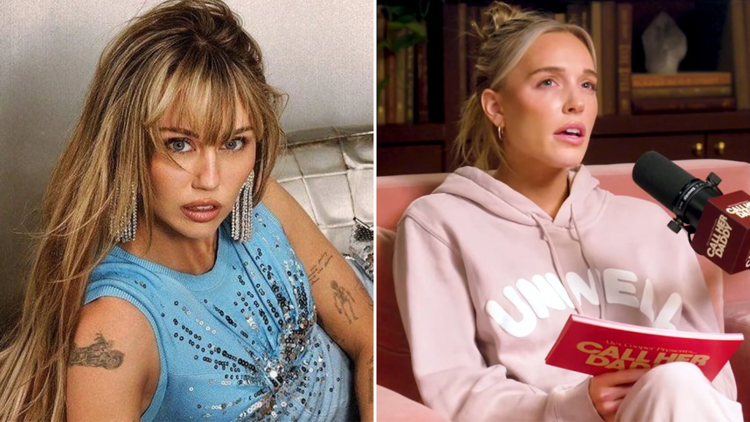 Miley Cyrus and Alex Cooper