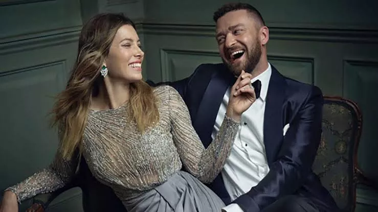 Justin Timberlake and Jessica Biel