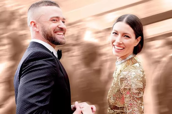 Justin Timberlake and Jessica Biel