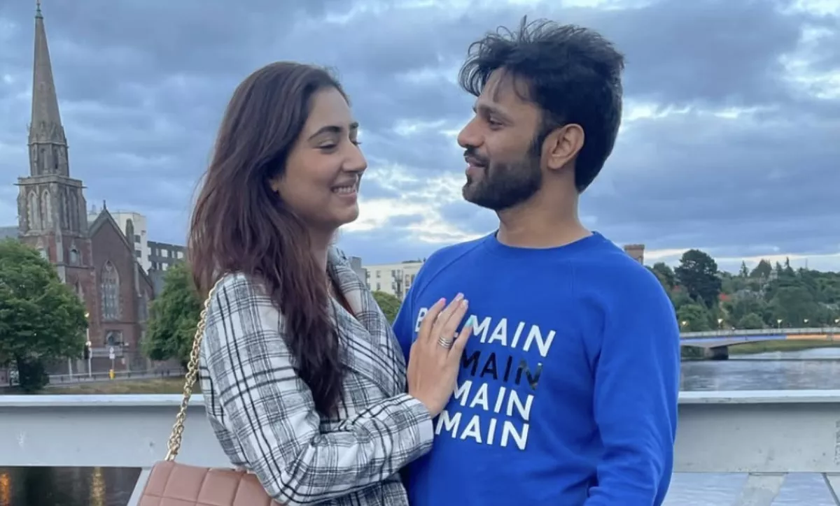 Rahul Vaidya and Disha Parmar