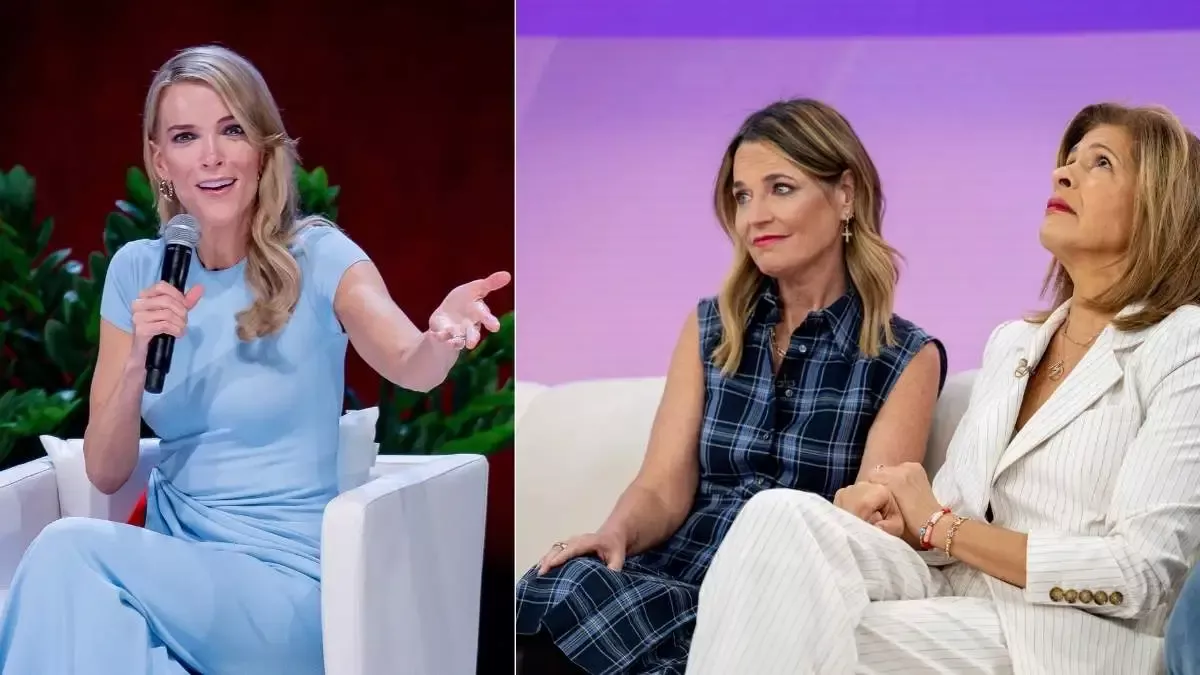 Megyn Kelly and Savannah Guthrie and Hoda Kotb