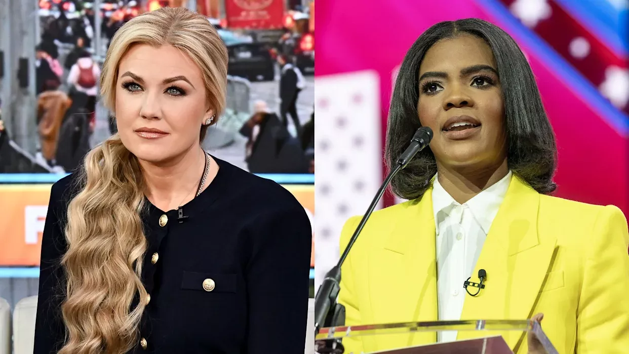 Erica Kirk and Candace Owens