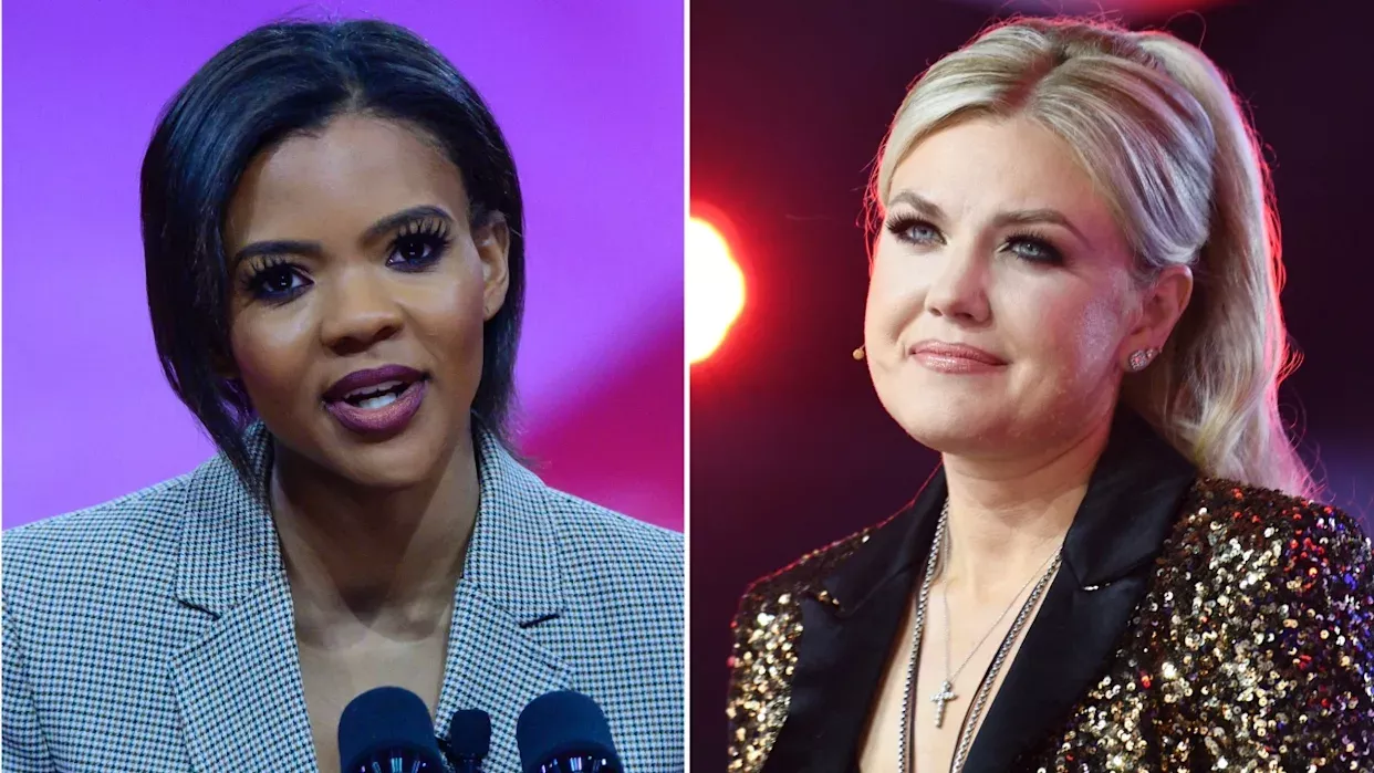Candace Owens and Erica Kirk