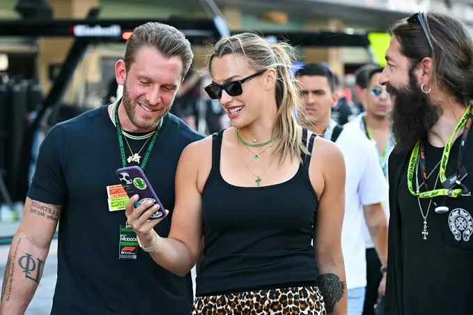 Georgios Frangulis and Aryna Sabalenka