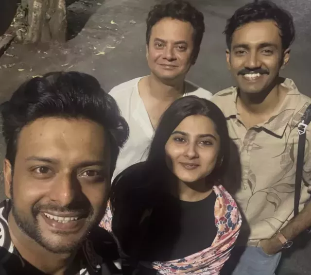 Rahul Arunoday Banerjee with co-stars