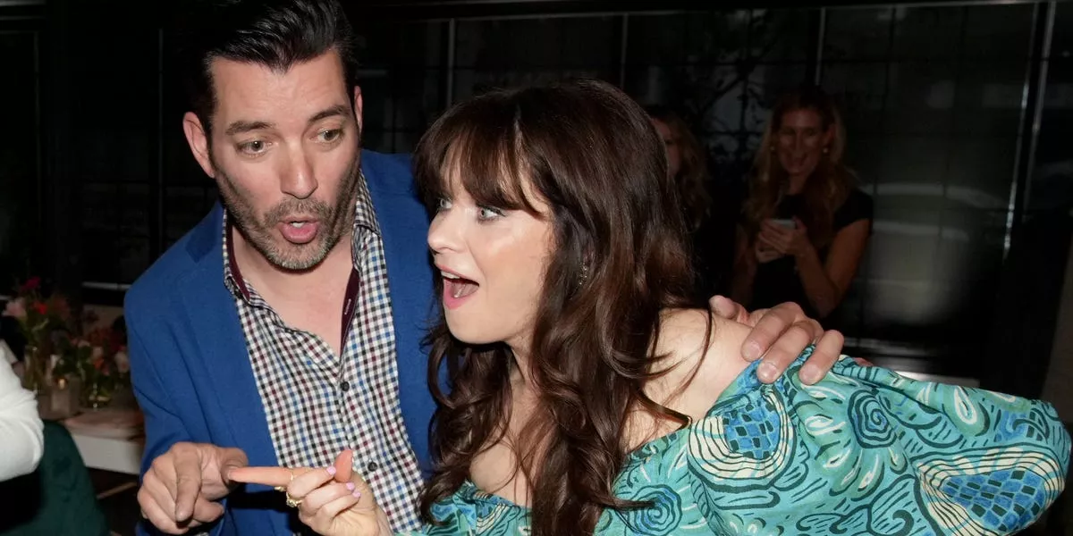 Jonathan Scott and Zooey Deschanel 