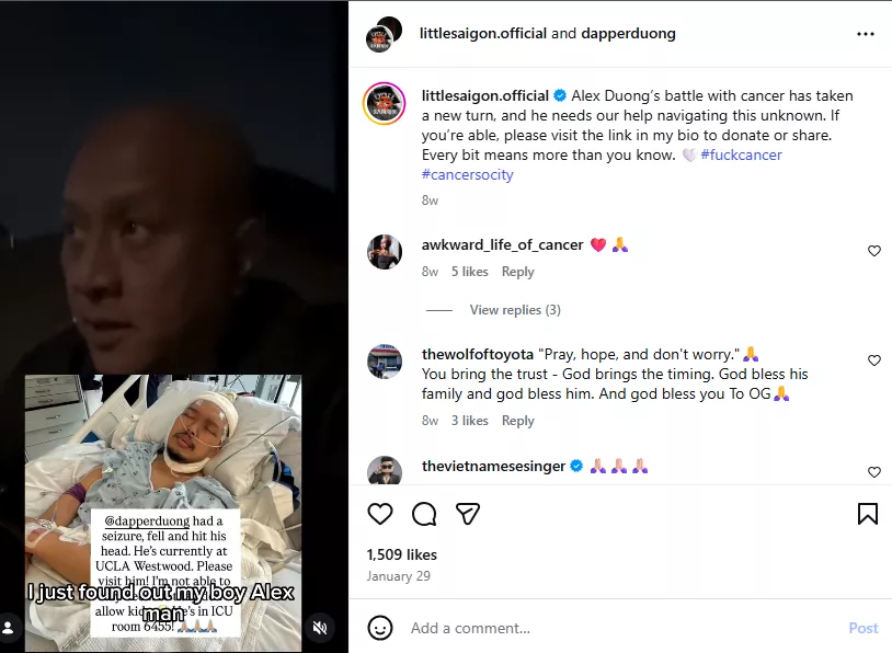 Alex Duong IG post
