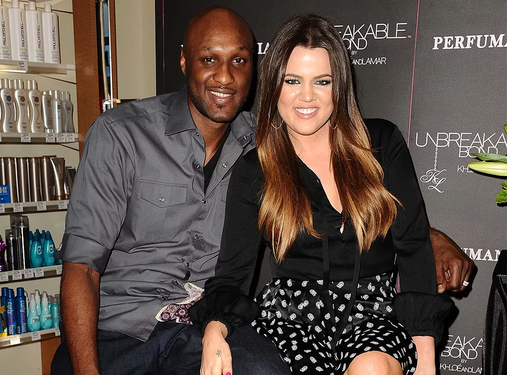 Lamar Odom and Kourtney Kardashian