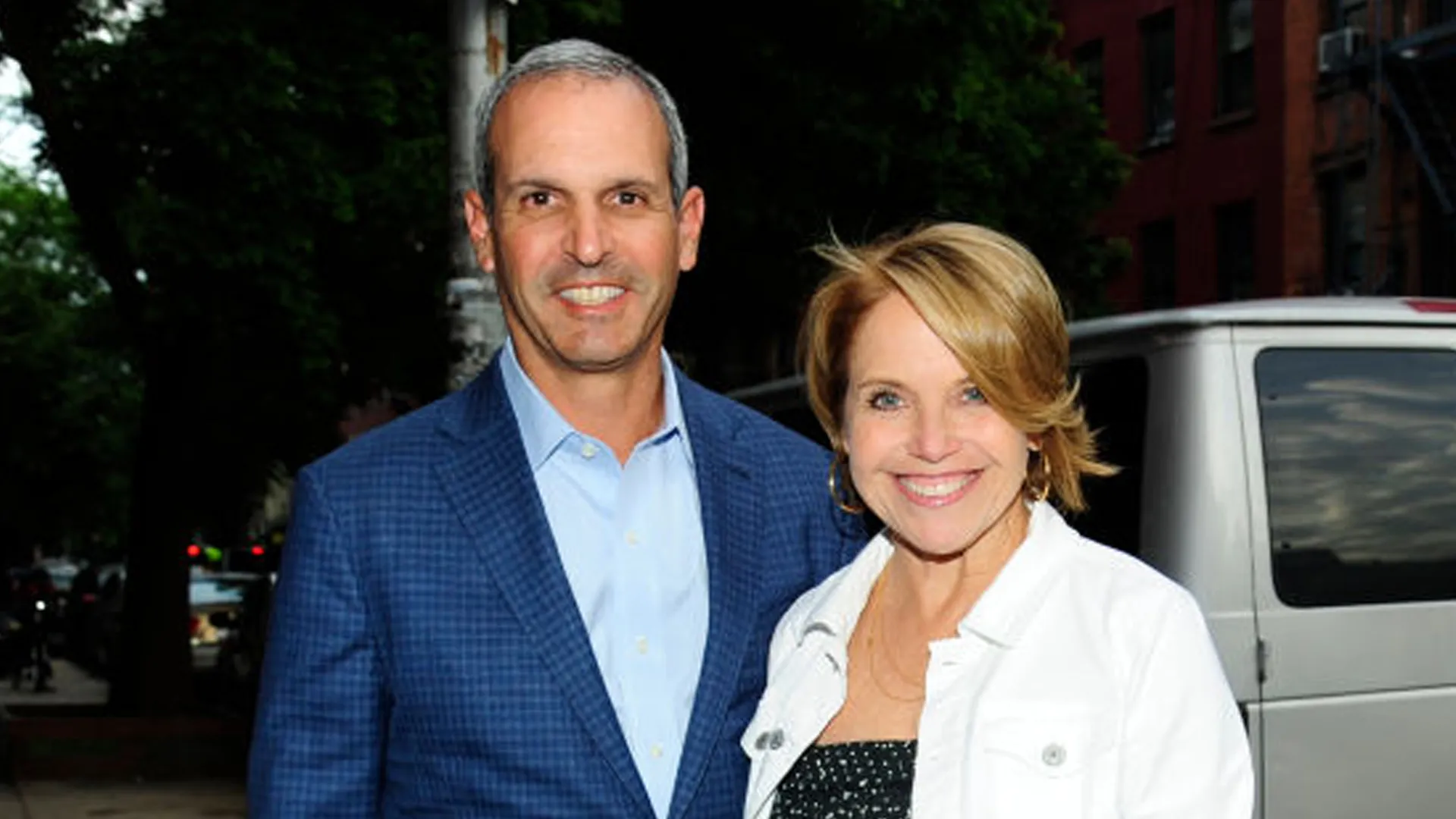 Katie Couric and John Molner