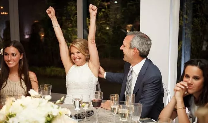 Katie Couric and John Molner