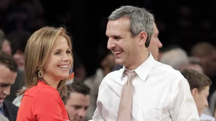 Katie Couric and John Molner