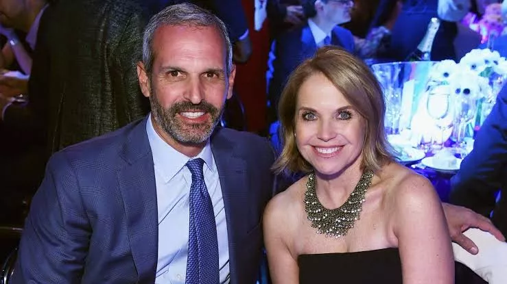 Katie Couric and John Molner