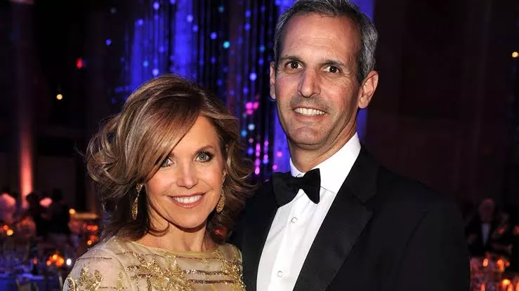 Katie Couric and John Molner