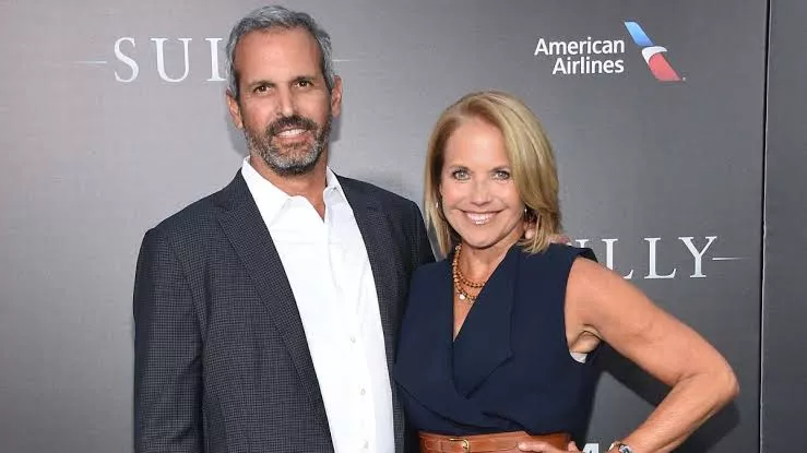 Katie Couric and John Molner