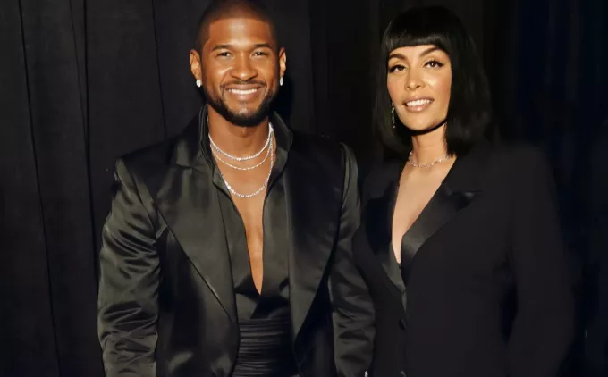 Usher and Jennifer Raymond