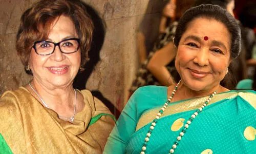 Asha Bhosle and Helen