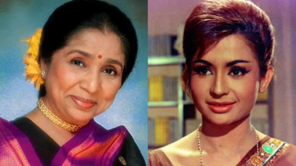 Asha Bhosle and Helen