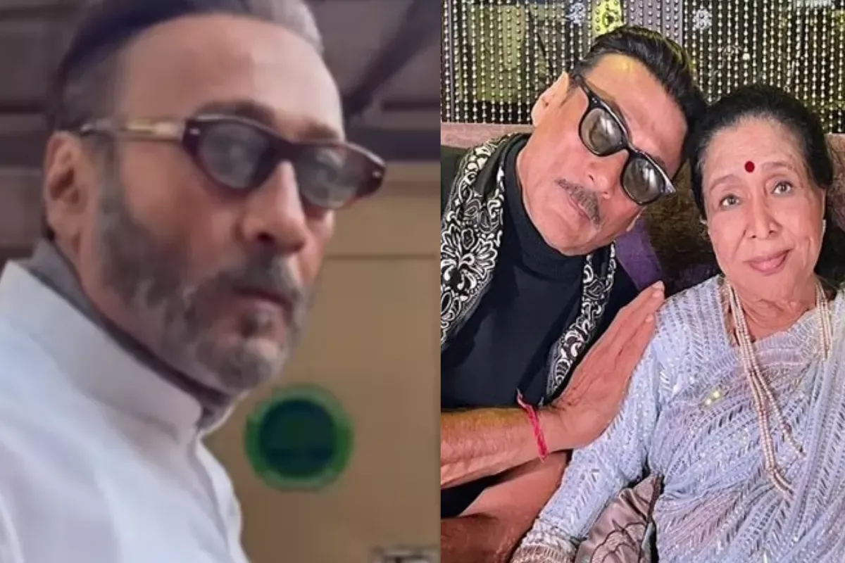 Jackie Shroff and Asha Bhosle