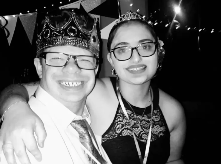 Georgie Harris and Luke Cardon