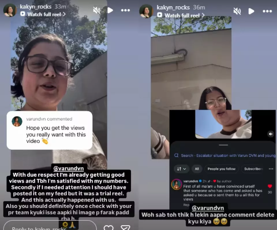 Simran Bhat and Varun Dhawan feud