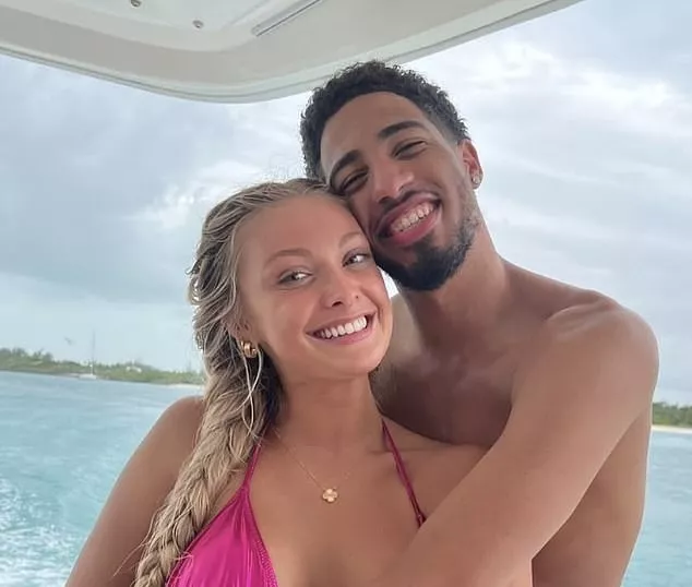 Tyrese Haliburton and Jade Jones 