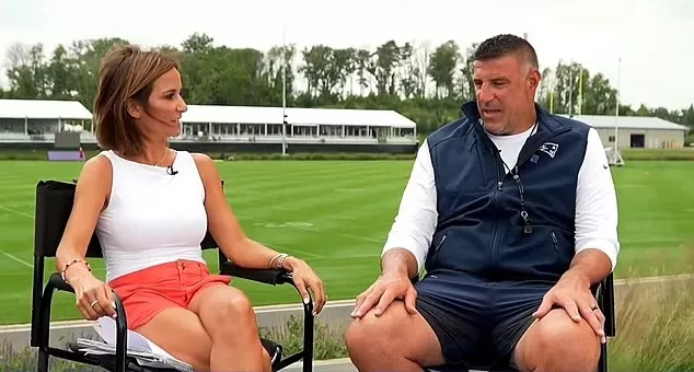 Dianna Russini and Mike Vrabel