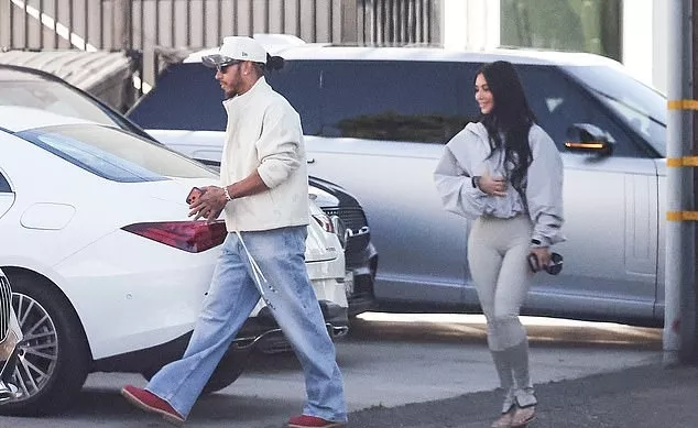 Kim Kardashian and Lewis Hamilton