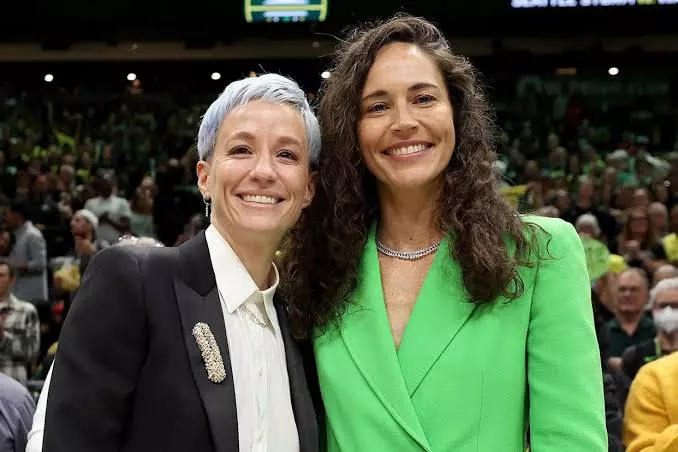 Sue Bird and Megan Rapinoe