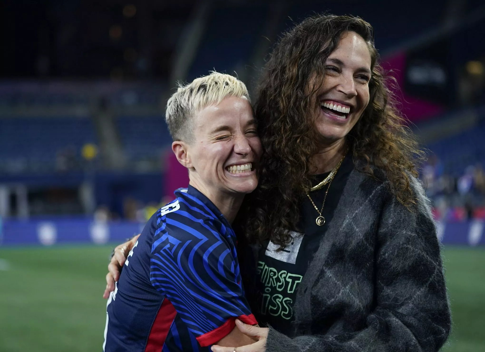 Megan Rapinoe and Sue Bird