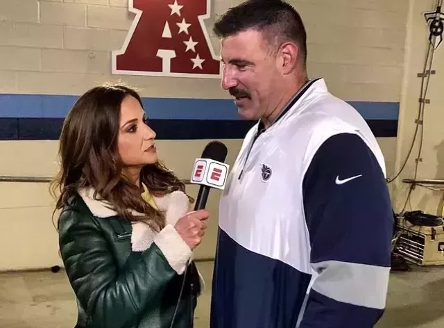 Dianna Russini and Mike Vrabel