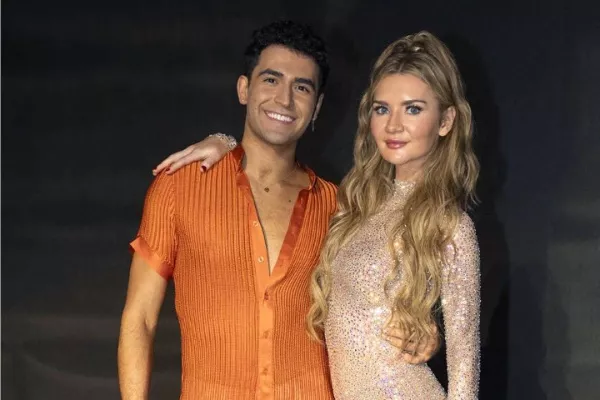 Ezra Sosa and Anna Delvey