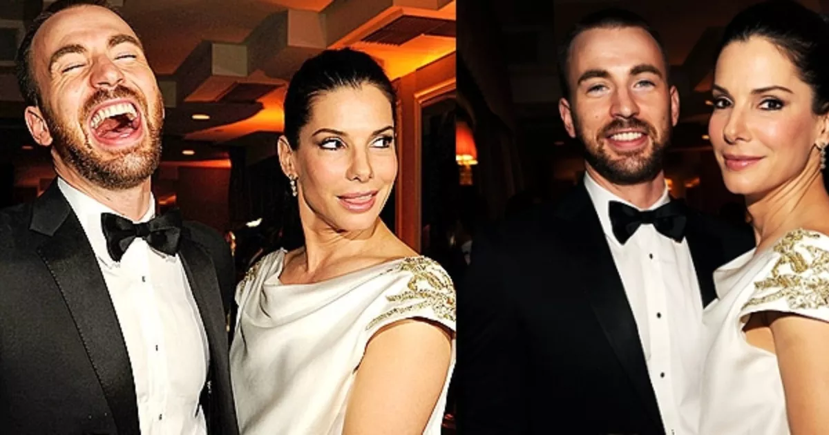 Sandra Bullock and Chris Evans