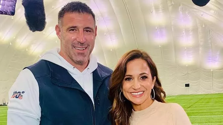 Mike Vrabel and Dianna Russini