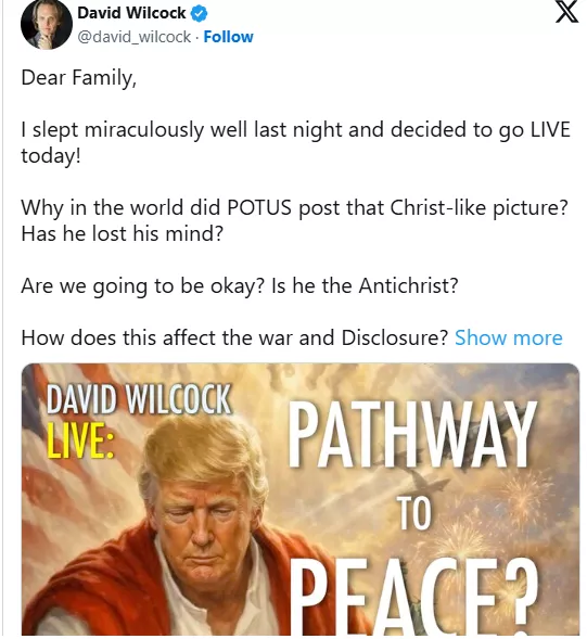 David Wilcock post