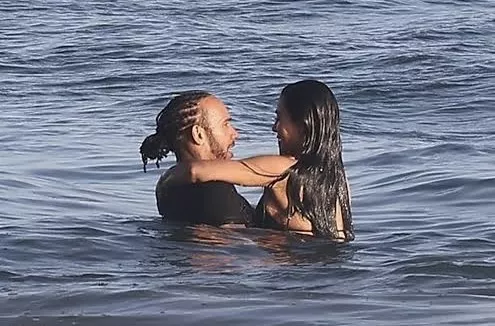 Kim Kardashian and Lewis Hamilton