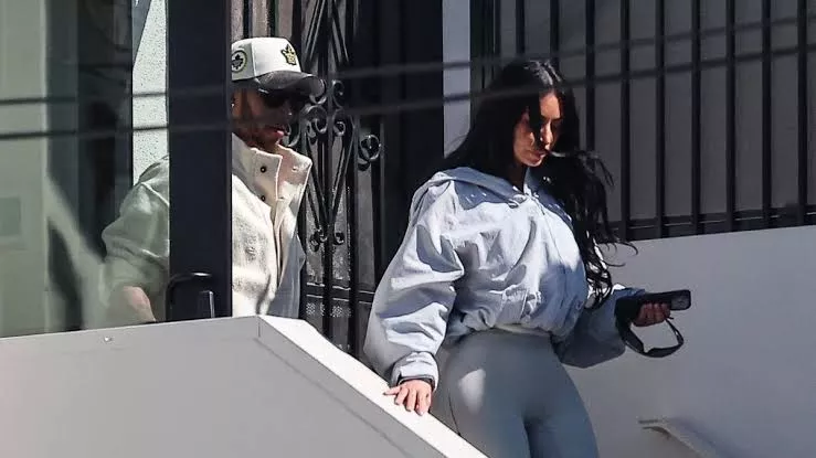 Kim Kardashian and Lewis Hamilton