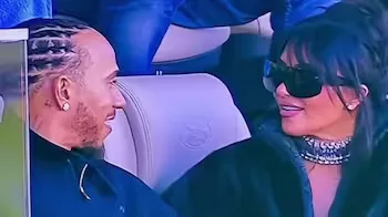 Kim Kardashian and Lewis Hamilton