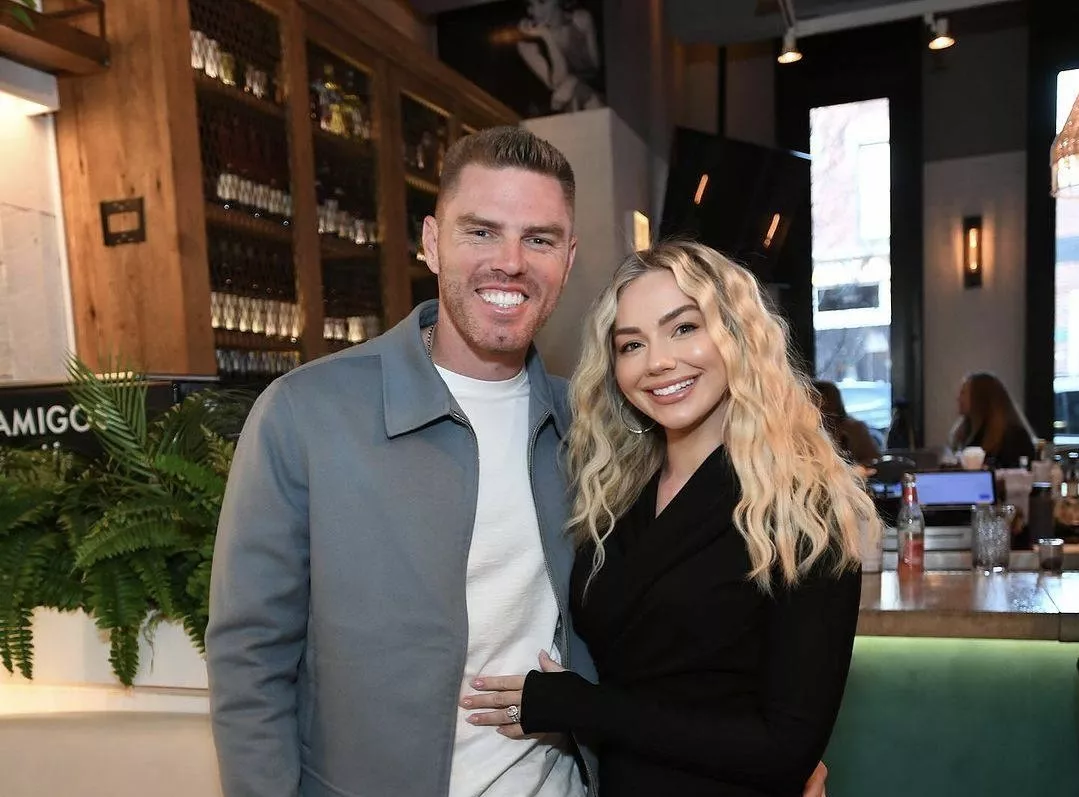 Freddie Freeman and Chelsea Freeman