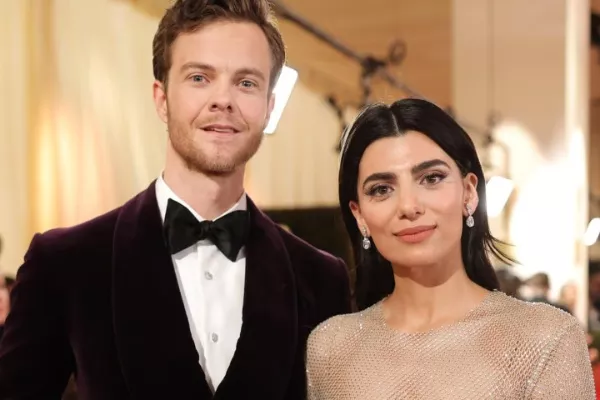 Jack Quaid and Claudia Doumit