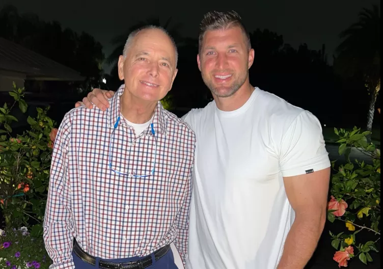Tim Tebow and his father